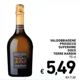 Spazio Conad Valdobbiadene prosecco superiore DOCG TERRE NARDIN offerta