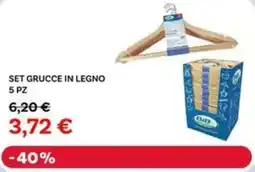 Max Factory Set grucce in legno 5 pz offerta
