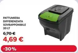 Max Factory Pattumiera differenziata sovrapponibile offerta