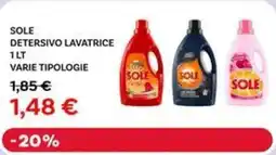 Max Factory Sole detersivo lavatrice offerta