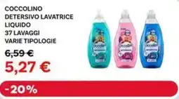 Max Factory Coccolino detersivo lavatrice liquido offerta
