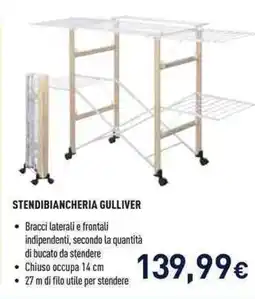 Unieuro Foppapedretti stendibiancheria gulliver offerta