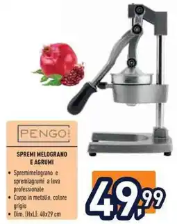 Unieuro Pengo! spremi melograno e agrumi offerta