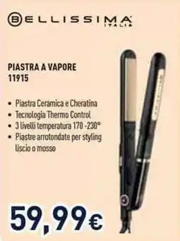 Unieuro Bellissima piastra a vapore 11915 offerta