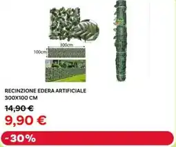 Max Factory Recinzione edera artificiale 300cmx100cm offerta