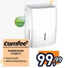 Unieuro comfee DEUMIDIFICATORE CF-DEHU-12 offerta