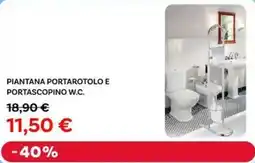 Max Factory Piantana portarotolo e portascopino W.C. offerta