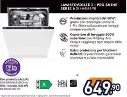 Unieuro Haier LAVASTOVIGLIE I - PRO SHINE SERIE 6 XI 4A4M4PB offerta
