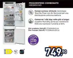 Unieuro Haier FRIGORIFERO COMBINATO HBQW5518D offerta
