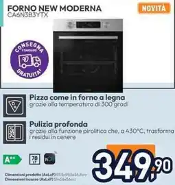 Unieuro CANDY FORNO NEW MODERNA CA6N3B3YTX offerta
