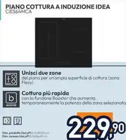 Unieuro CANDY PIANO COTTURA A INDUZIONE IDEA CIES64MCA offerta