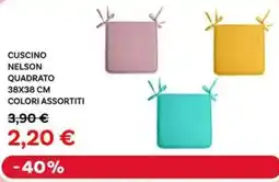 Max Factory Cuscino nelson quadrato 38x38 cm offerta