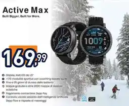 Unieuro amazfit Active Max offerta