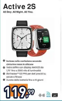 Unieuro amazfit Active 2S offerta