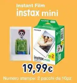 Unieuro Instant Film instax mini offerta