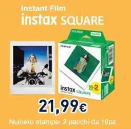 Unieuro Instant Film instax square offerta