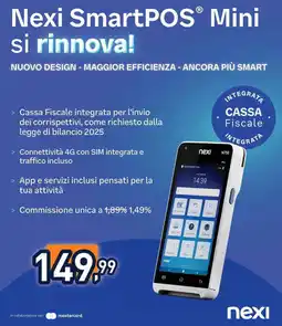 Unieuro Nexi SmartPos Mini offerta