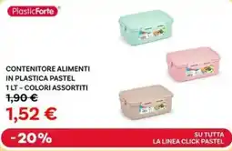 Max Factory Contenitore alimenti in plastica pastel offerta