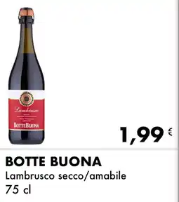 Iper Tosano BOTTE BUONA Lambrusco secco/amabile offerta