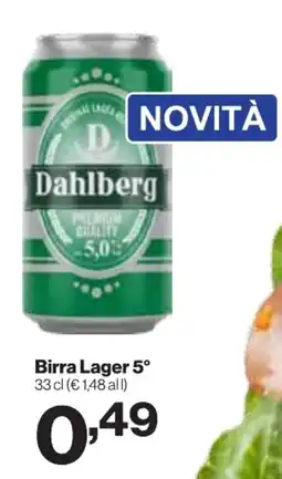 In'S Mercato Birra Lager 5° offerta