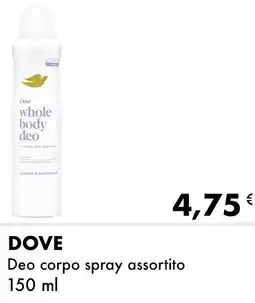 Iper Tosano DOVE Deo corpo spray offerta