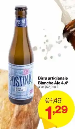 In'S Mercato Birra artigianale Blanche Ale 4,4° offerta
