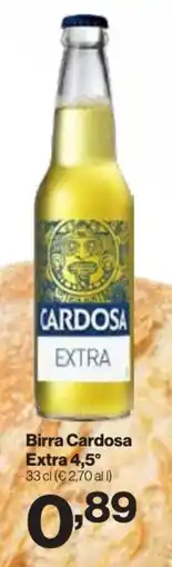 In'S Mercato Birra Cardosa Extra 4,5° offerta