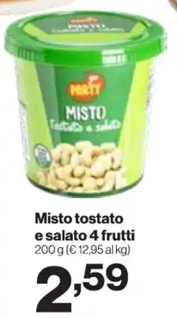 In'S Mercato Party Misto tostato e salato 4 frutti offerta