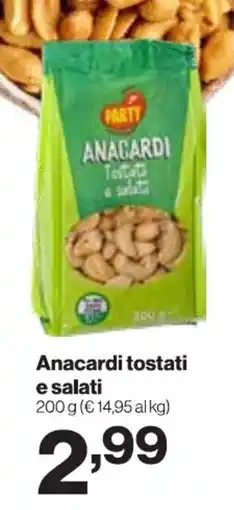 In'S Mercato Party Anacardi tostati e salati offerta
