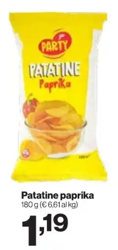 In'S Mercato PARTY Patatine paprika offerta