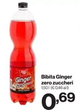 In'S Mercato Bibita Ginger zero zuccheri offerta