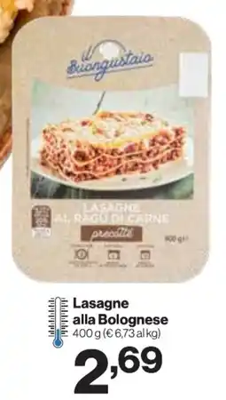 In'S Mercato Il buongustaio lasagne alla bolognese offerta