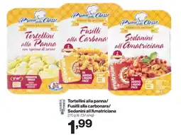 In'S Mercato Tortellini alla panna/ fusilli alla carbonara/ sedanini all'amatriciana offerta