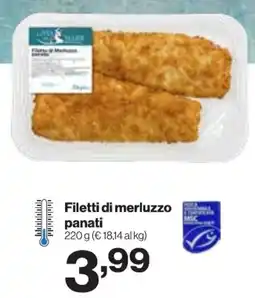 In'S Mercato Filetti di merluzzo panati offerta