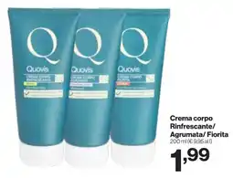 In'S Mercato Quovis crema corpo rinfrescante/ agrumata/fiorita offerta