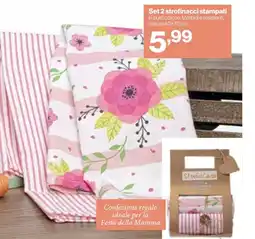 In'S Mercato Set 2 strofinacci stampati offerta