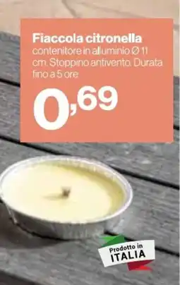 In'S Mercato Fiaccola citronella offerta