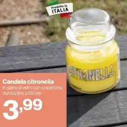In'S Mercato Candela citronella offerta