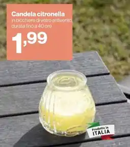 In'S Mercato Candela citronella offerta