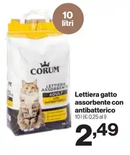 In'S Mercato Lettiera gatto assorbente con antibatterico offerta