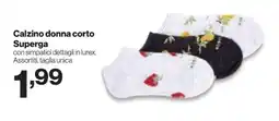In'S Mercato Calzino donna corto Superga offerta