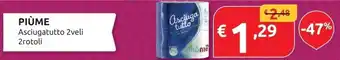 PIÙME Asciugatutto 2veli 2rotoli