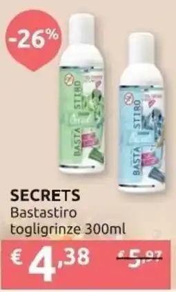 Ipersoap SECRETS Bastastiro togligrinze offerta