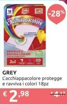 Ipersoap GREY L'acchiappacolore protegge e ravviva i colori offerta