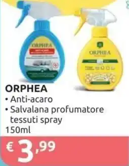 Ipersoap ORPHEA Anti-acaro Salvalana profumatore tessuti spray offerta