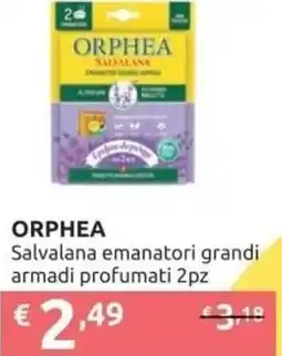 Ipersoap ORPHEA Salvalana emanatori grandi armadi profumati offerta