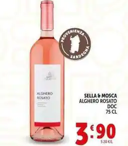 Deco Supermercati Sella & mosca alghero rosato doc offerta