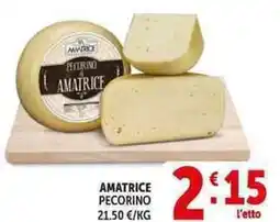 Deco Supermercati Amatrice pecorino offerta