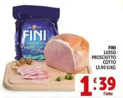 Deco Supermercati Fini lusso prosciutto cotto offerta