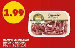 PENNY Fiammiferi di speck SAPOR DI CASCINA offerta